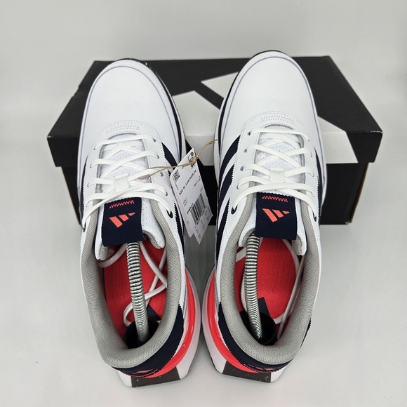New adidas S2G 24 Leather Spikeless Golf White Navy Red Men\'s Shoes Size 12 main image 8